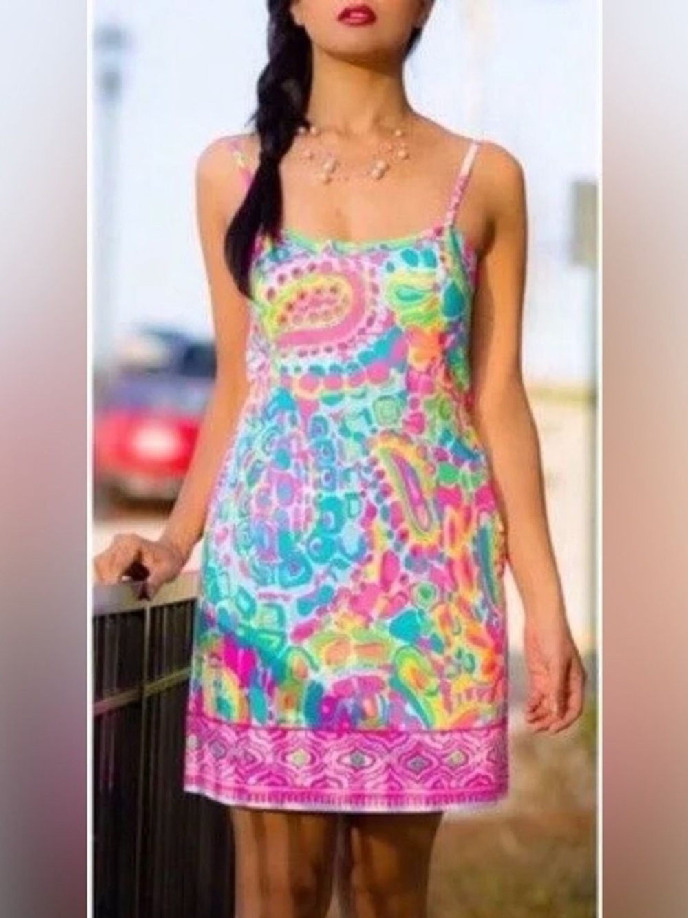 Lilly Pulitzer Shelli Dress Multi Come Out of Your Shell NWT HTF - Picture 5 of 6